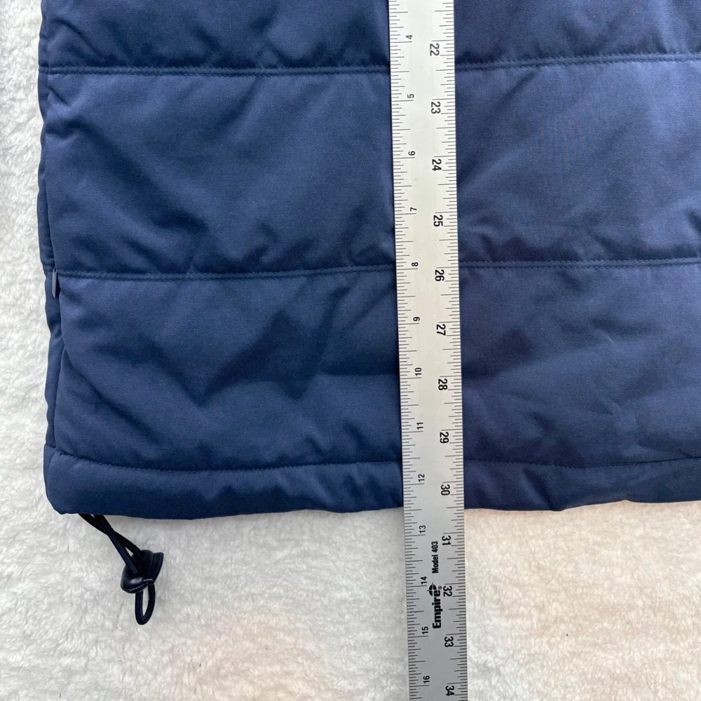 Jordan Sweetlax Upstate Lacrosse Quilted Quarter Zip Jacket Navy Blue Mens XL